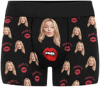 M YESCUSTOM Custom Boxers Briefs for Men Personalized Boxers with Face Mens Funny Underwear with Photo XS-5XL