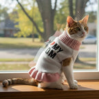 Personalized Embroidered Pet Sweater with Name, Soft Knit Dog and Cat Apparel, Custom Pet Clothing for Small to Large Pets, Ideal Gift for Pet Lovers Gift#4