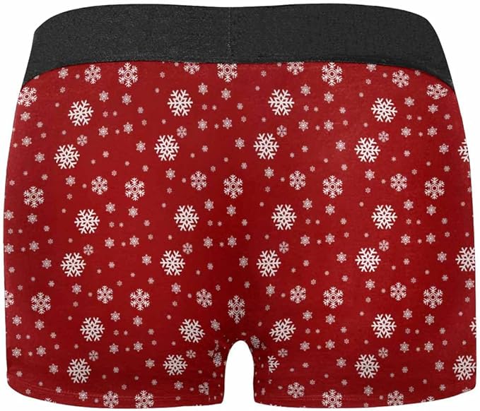 M YESCUSTOM Custom Faces Funny Short Briefs Gift for Husband Underwear
