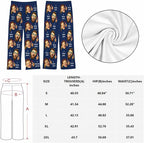 Artsadd Personalized Christmas Pajama Pants Socks for Men Custom Photo Pajama Bottoms for Men S-XXL