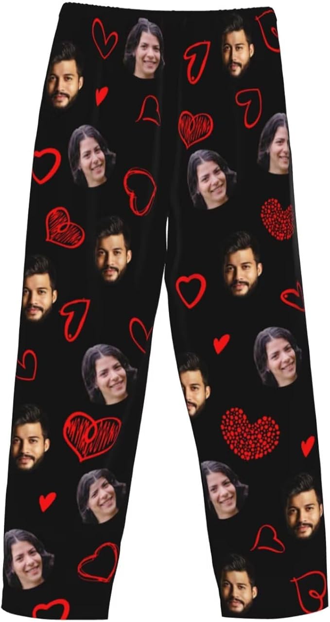 Custom Pajama Pants Personalized Pajama Bottoms With Photo Customizable Pajama For Men Women Add Your Design