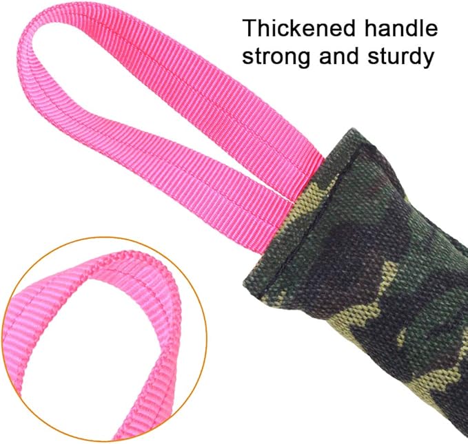 Storystore Dog Tug Toy Dog Training Bite Pillow Jute Bite Toy - Best for Tug of War, Puppy Training Interactive Play - Interactive Toys for Small and Medium Dogs