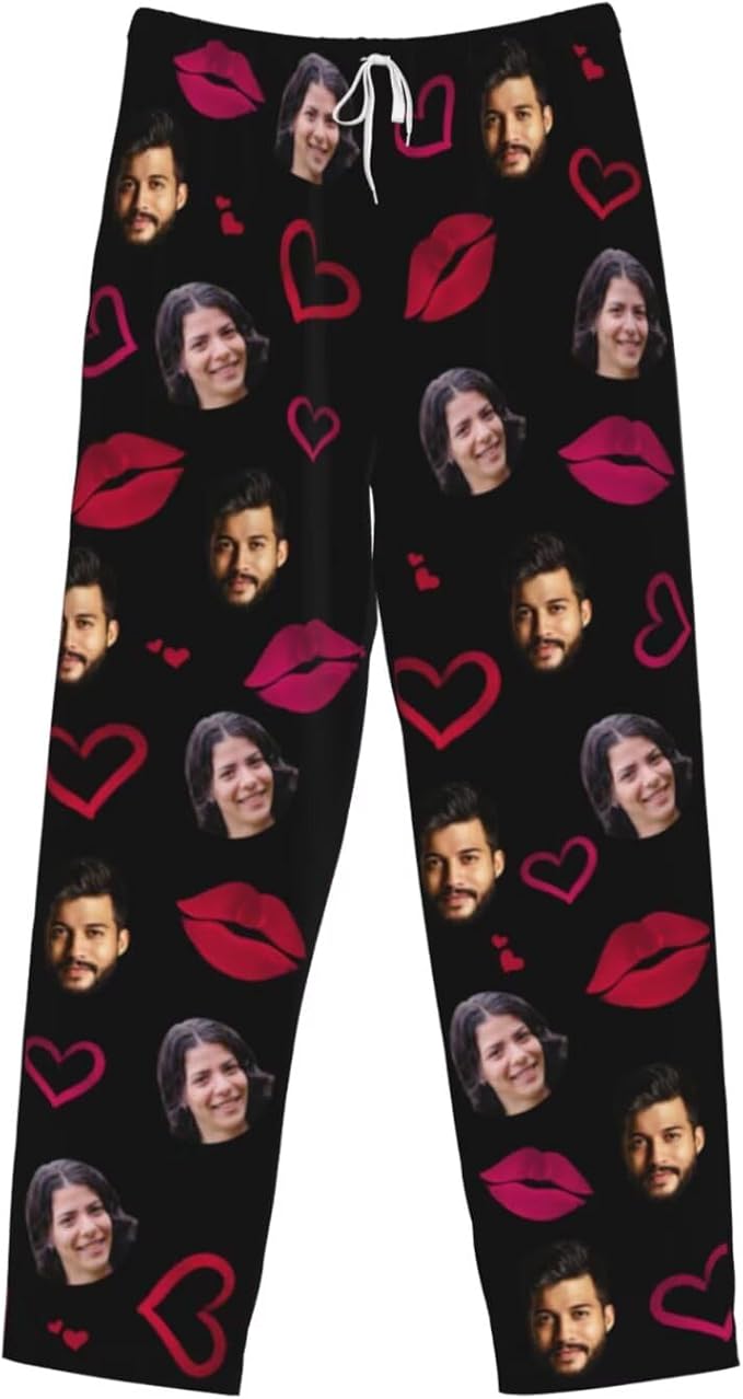 Custom Pajama Pants Personalized Pajama Bottoms With Photo Customizable Pajama For Men Women Add Your Design