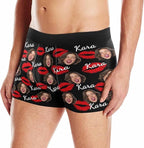 M YESCUSTOM Custom Faces Funny Short Briefs Gift for Husband Underwear