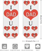 Personalized Ankle Socks with Face Custom Photo Socks Low Cut Ankle Socks Athletic Socks Valentine's Day Gifts for Women Men