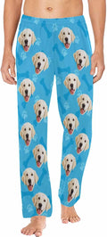 MyPupSocks Customized Face Pajamas Pants Photo Pajama Bottoms for Men S-XXL