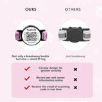 6 Pack Breakaway Cat Collar with QR Code & Bell, Reflective Safety Collars with Online Pet ID Storage, Adjustable Nylon Collars for Multiple Cats (Mixed Colors)