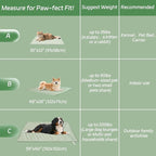 Cooling Mat for Dogs Ice Green, 150x102cm No Gel, Cool Fabric Top & Velvet Back Giant Pet Blanket, Washable, Pet Cooling Mat Available in 3 Sizes, Summer Relief for Dogs & Cats-C Size