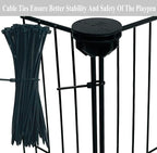 LANGXUN 12pcs DIY Small Animal Pet Playpen with Waterproof Mat, C&C Cage for Puppy Kitten, Rabbit Cage,Guinea PigsGuinea Pig Cages | Indoor & Outdoor Portable Metal Wire Yard Fence, Metal Pet Panels