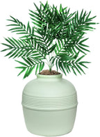 Good Pet Stuff Hidden Litter Box Planter, Decorative Cat Litter Enclosure with Carbon Filter, Artificial Plant, Easy Clean, Indoor Design, Original Round Style, Base Kit, Seagrass Green