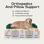 Large Dog Bed Orthopedic Washable: Beds Bolster - XL XLarge Big Dogs - Memory Foam - Ultra-Soft XXL Dog Crate Beds- Waterproof with Removable Cover