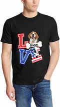 Custom T Shirts with Face Photo Text Pet Shirt for Men Personalized Picture Tee Shirt Design Your Own Dad Grandpa Shirt