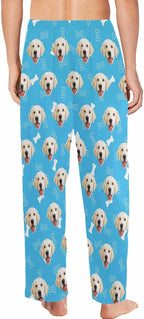 MyPupSocks Customized Face Pajamas Pants Photo Pajama Bottoms for Men S-XXL