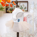 Fashion Sweet Puppy Dog Blingbling Princess Skirt Pet Dog Lace Cake Camisole Tutu Dress E-Pink L
