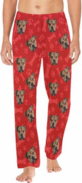 MyPupSocks Custom Pet Face Pajamas Pants Photo Pajama Bottoms for Men S-XXL