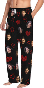 Custom Pajama Pants Personalized Pajama Bottoms With Photo Customizable Pajama For Men Women Add Your Design