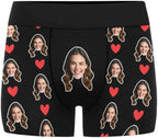 M YESCUSTOM Custom Boxers Briefs for Men Personalized Boxers with Face Mens Funny Underwear with Photo XS-5XL