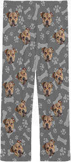 MyPupSocks Custom Pet Face Pajamas Pants Photo Pajama Bottoms for Men S-XXL