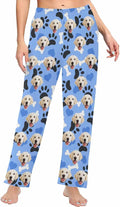Custom Face Pajamas Pants Personalized Nightwear Bottoms for Women XS-XXL