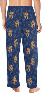 MyPupSocks Custom Pet Face Pajamas Pants Photo Pajama Bottoms for Men S-XXL