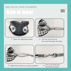 Cat Harness, Dog Harness and Leash Set, Bunny Rabbit Ferret Harness with Adjustable Buckle Comfort for Pet Kitten Small Animals Harnesses