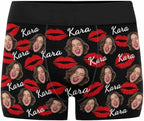 M YESCUSTOM Custom Faces Funny Short Briefs Gift for Husband Underwear