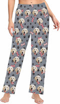 Custom Face Pajamas Pants Personalized Nightwear Bottoms for Women XS-XXL