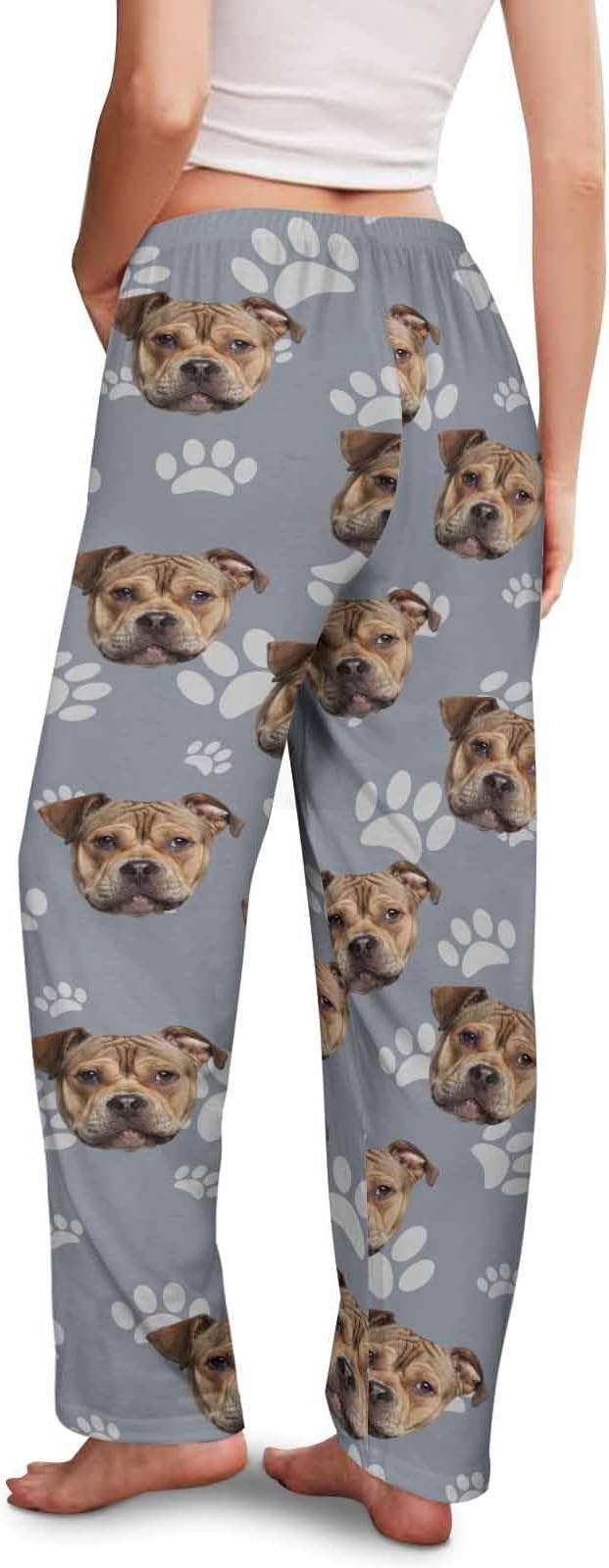 Customized Face Pajama Custom Pajama Pants with Photo for Women Mom