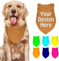 Dog Bandanas Custom Boy and Girl Dogs Scarf Add Your Design Personalized Pet Scarfs with Picture Image Text Customized Head Scarf for Small Medium Large Dogs Cats, Peru