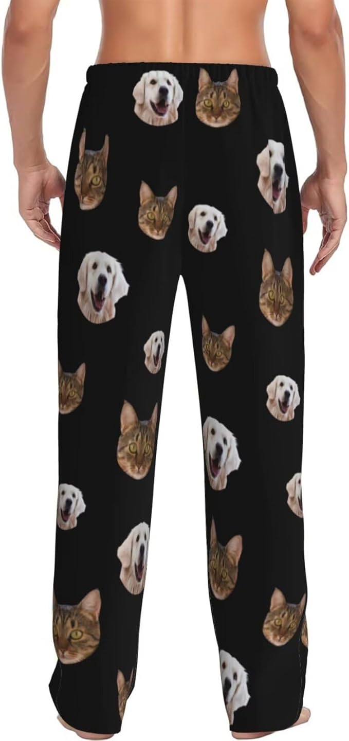 Custom Pajama Pants Personalized Pajama Bottoms With Photo Customizable Pajama For Men Women Add Your Design