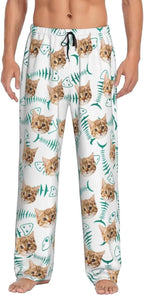 Custom Pajama Pants Personalized Pajama Bottoms With Photo Customizable Pajama For Men Women Add Your Design