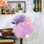 Fashion Sweet Puppy Dog Blingbling Princess Skirt Pet Dog Lace Cake Camisole Tutu Dress K-Purple L