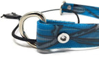 Sparky Pet Co - ECollar Replacement Strap - Bungee Dog Collar - Waterproof - Adjustable - Secure Nexus Wheel Lock - for Electronic Training & Invisible Fence Systems - 3/4" (Blue Camo)
