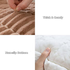 FUNNY FUZZY Pet Couch Covers for Sofa, Washable Dog Couch Cover Protector for Dogs, Flannel Couch Covers for Dogs Pet Friendly Pets Mat Bed (Brown, 35.4"x82.7")