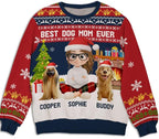 Wrappiness A Girl And Her Dog Christmas Sweatshirt - Cozy Unisex Fit Custom Shirt - Cute for Women Pet Lovers
