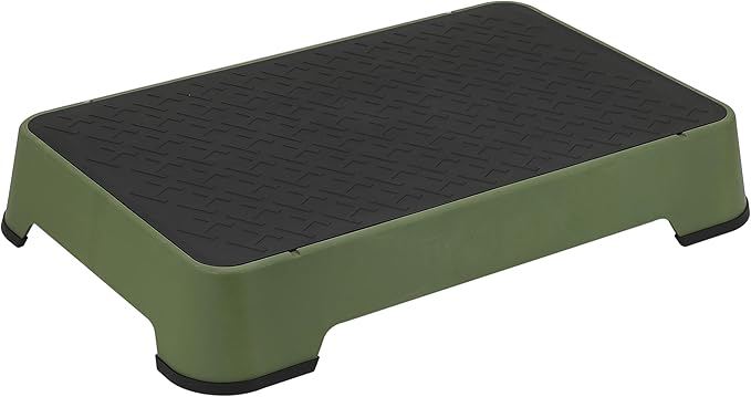 HUNTMARK Dog Training Place Board - Durable Hunting Dog Training Platform - Non-Skid Surface and Nonslip Feet - Stackable, Portable Agility Platform - Modern Puppy Trainer Equipment (Green)