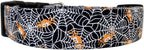 Orange Spiders Halloween Dog Collar (Tiny)