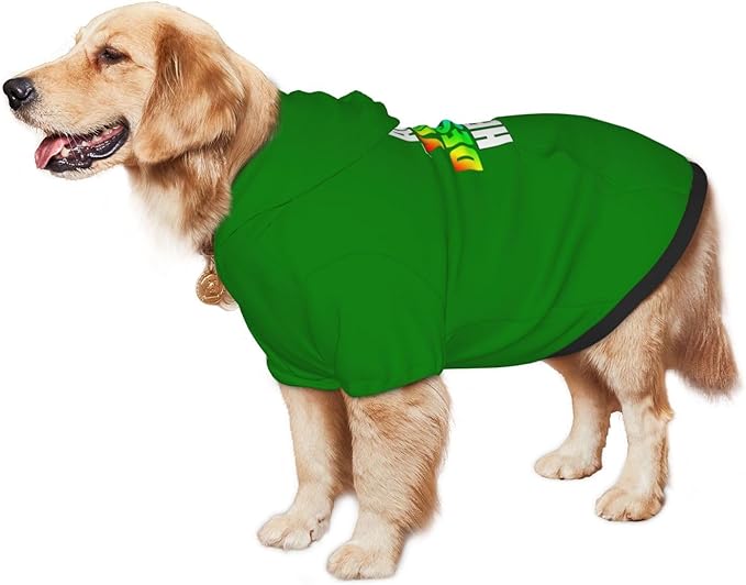 Custom Dog Hoodie with Text Photo, Personalized Pet Clothes Sweatshirt for Small/Medium/Large Dogs, Cats,S, Gray
