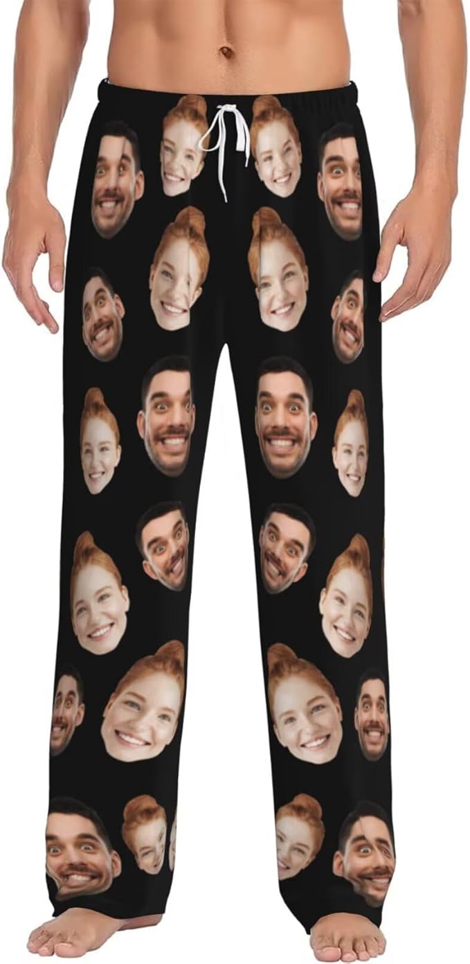 Custom Pajama Pants Personalized Pajama Bottoms With Photo Customizable Pajama For Men Women Add Your Design