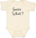 COUPLEHOODIES Personalized Baby Onesie Bodysuit – Custom Embroidery Gift for Pregnancy Reveal Baby Shower or First Grandchild