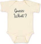 COUPLEHOODIES Personalized Baby Onesie Bodysuit – Custom Embroidery Gift for Pregnancy Reveal Baby Shower or First Grandchild