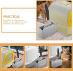 POPETPOP Durable Cat Litter Scoop Holder- Universal Litter Scooper Stand for Easy Cleaning and Storage, Plastic Cat Litter Scoop Stand for Cat Litter Box Accessories
