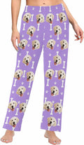 Custom Face Pajamas Pants Personalized Nightwear Bottoms for Women XS-XXL