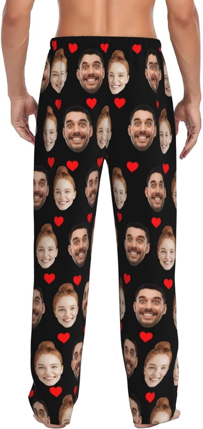 Custom Pajama Pants Personalized Pajama Bottoms With Photo Customizable Pajama For Men Women Add Your Design