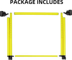 Hurdles Training Equipment, Adjustable Height Hurdles Track and Field, Agility Speed Jumping Training Equipment for Soccer Basketball Football Dogs, Detachable-Green
