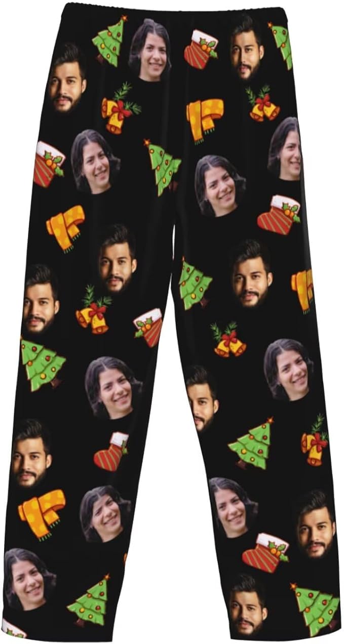 Custom Pajama Pants Personalized Pajama Bottoms With Photo Customizable Pajama For Men Women Add Your Design