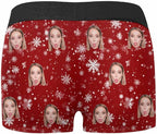 M YESCUSTOM Custom Faces Funny Short Briefs Gift for Husband Underwear