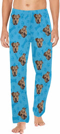 MyPupSocks Custom Pet Face Pajamas Pants Photo Pajama Bottoms for Men S-XXL