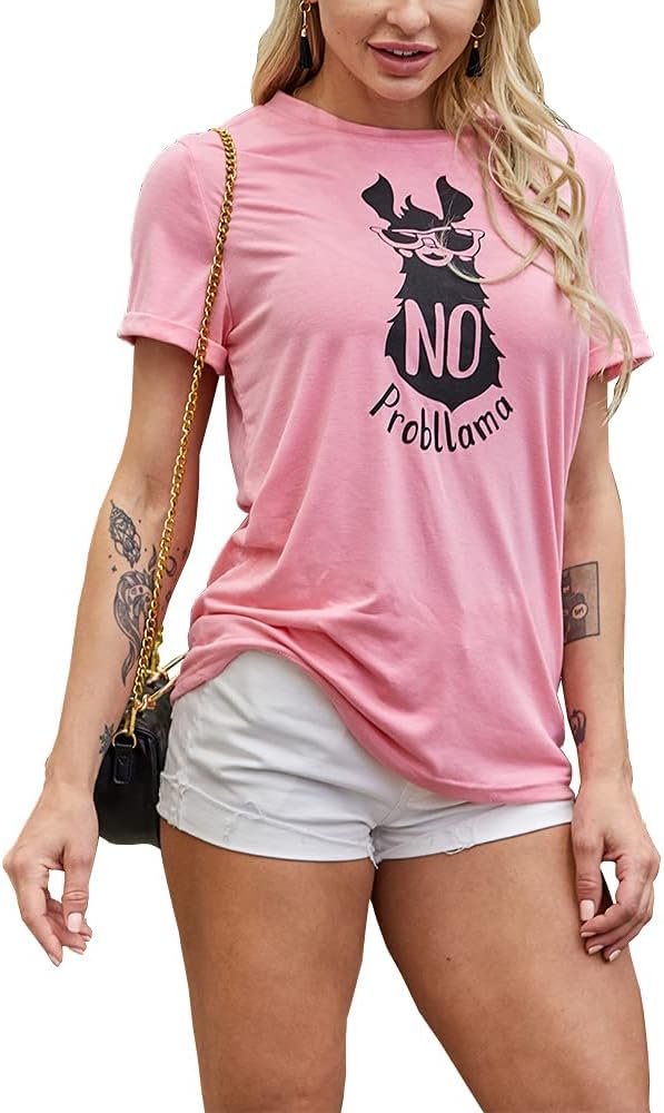 NIUBIA Women's T Shirts Summer Tops Simple Heart Graphic Shirts Sayings Short Sleeve Vacation Casual Blouse Thankful Tee