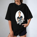 M YESCUSTOM Custom Funny Tshirts for Men Women Personalized Face Tshirt with Picture Customized Tee Gift for Dad Mom Husband